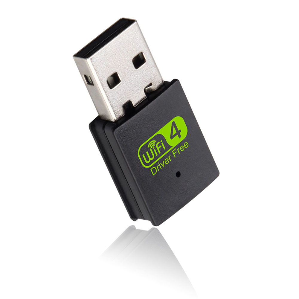 Мини Сетевой адаптер Lyngou LG2653, 300 м, USB-адаптер для ПК, Wi-Fi-приемник с бесплатным Драйвером