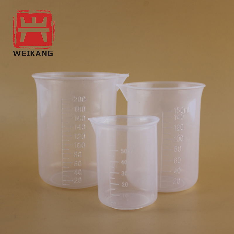 200ml 250ml 500ml 1000ml 2000ml lab equipment mug cups graduated measuring plastic Beaker