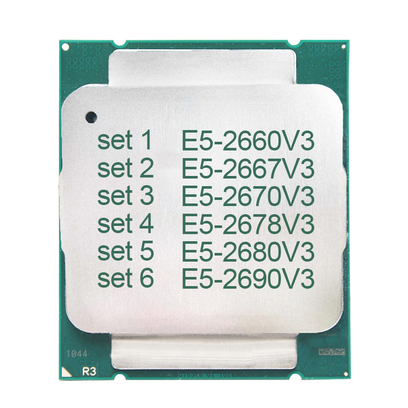 Lntel Xeon E5 серии E5-2660V3 E5-2667V3 E5-2670V3 E5-2678V3 E5-2680V3 E5-2690V3 восемь/десять/Двенадцать ядер игровой процессор Количество ядер процессора