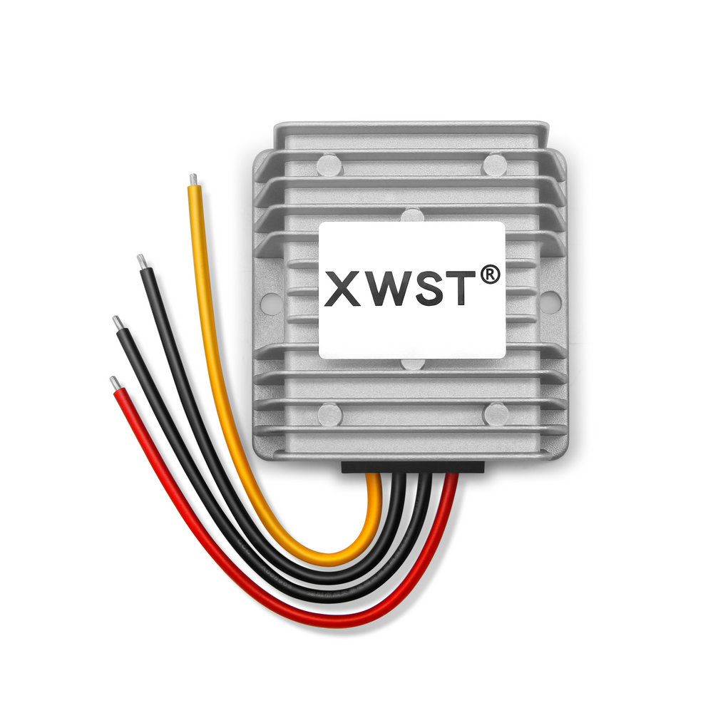 Понижающий автомобильный преобразователь напряжения постоянного тока XWST от 24 В до 12 В, 8A, 10A, 12A, 15A, 20A, 25A, 30A, 12 Вольт, Алюминиевый Регулятор Напряжения