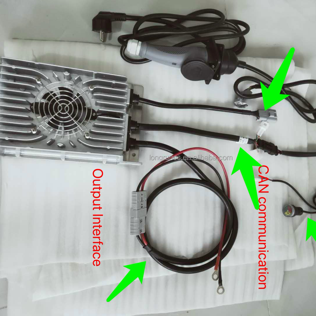 90-265vac input Quality battery charger 24v 40a 48v35a with CANBUS Short Circuit Protection