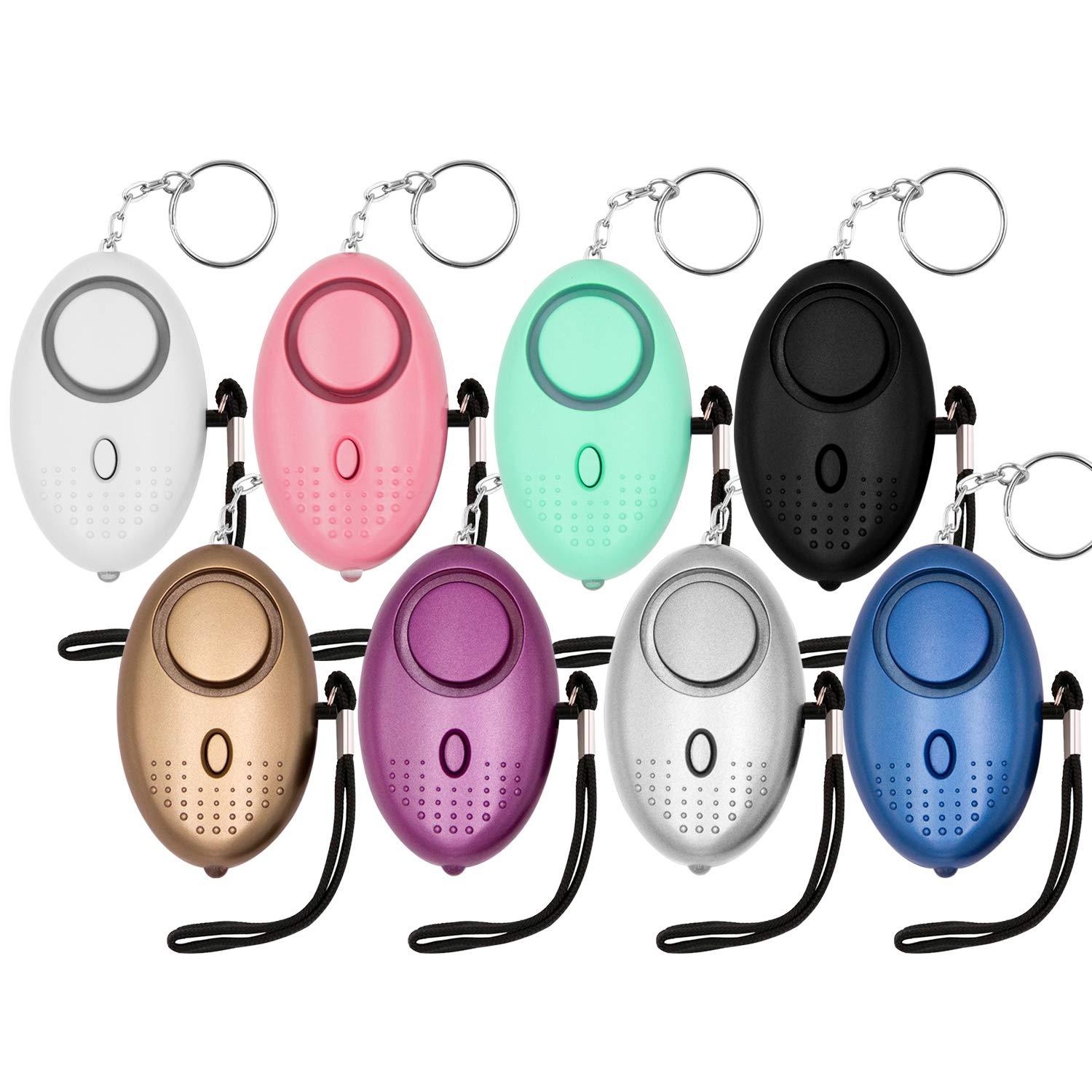 Safe Sound Emergency Personal Alarm Security Electronic Device Emergency Self Defense Keychain Alarm For Women Kids and Elders