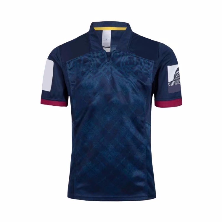 Polyester rugby polo shirt men rugby practice tees clothing