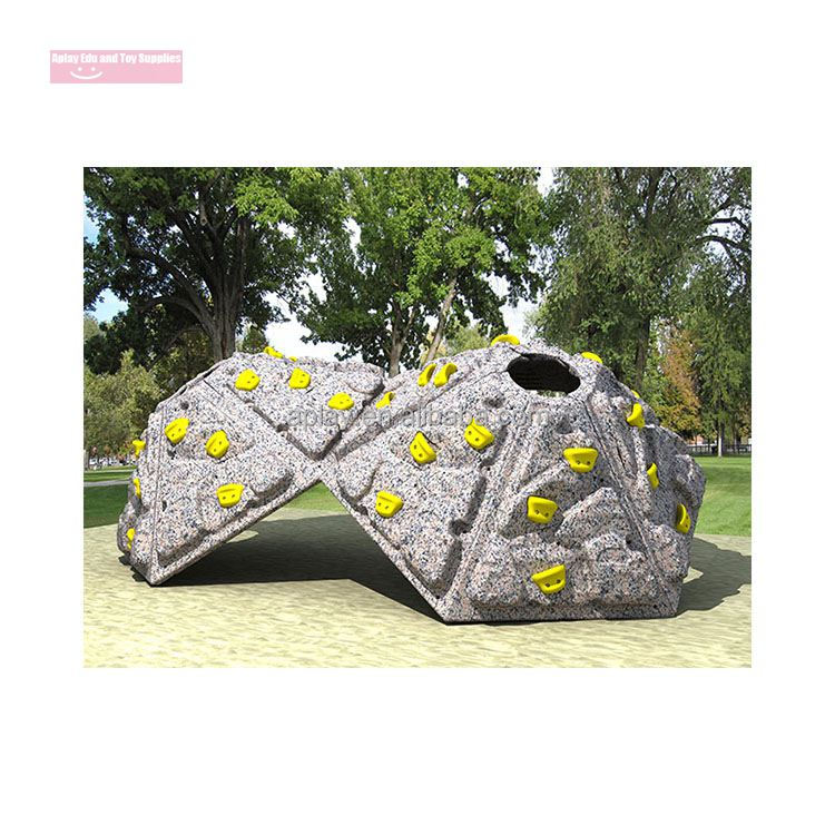 Playground rock frame for kids climbing