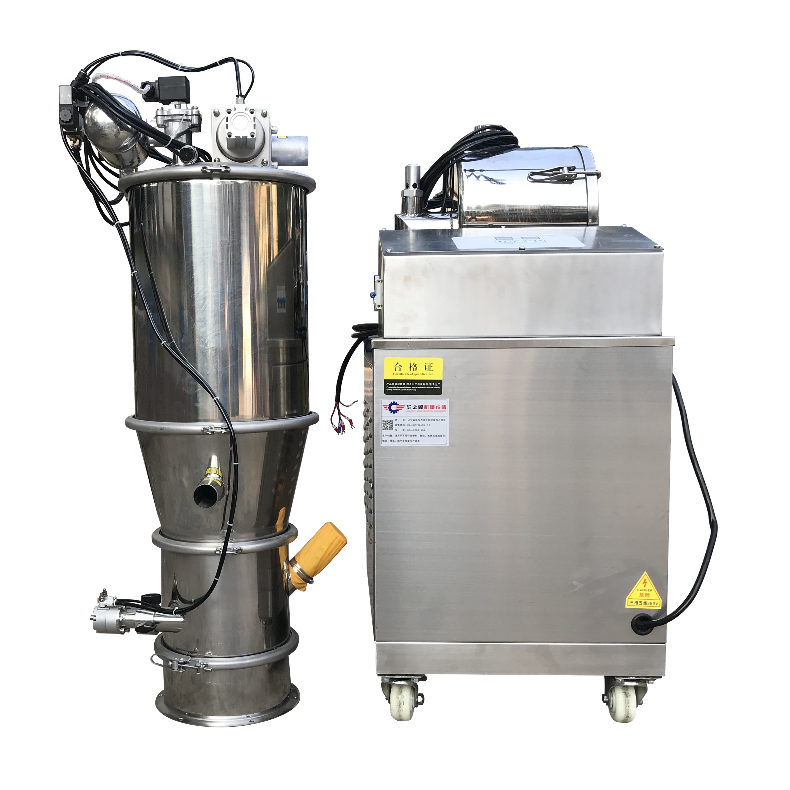 Starch Particle Vacuum Conveying Machine / Rice Flour Vacuum Conveyor Feeder