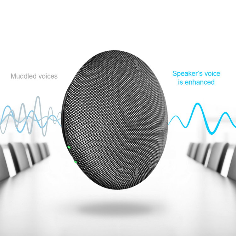 Подключи и работай мини-микрофон беспроводной портативный динамик Bluetooth 5,0 для проведения встреч в любом месте