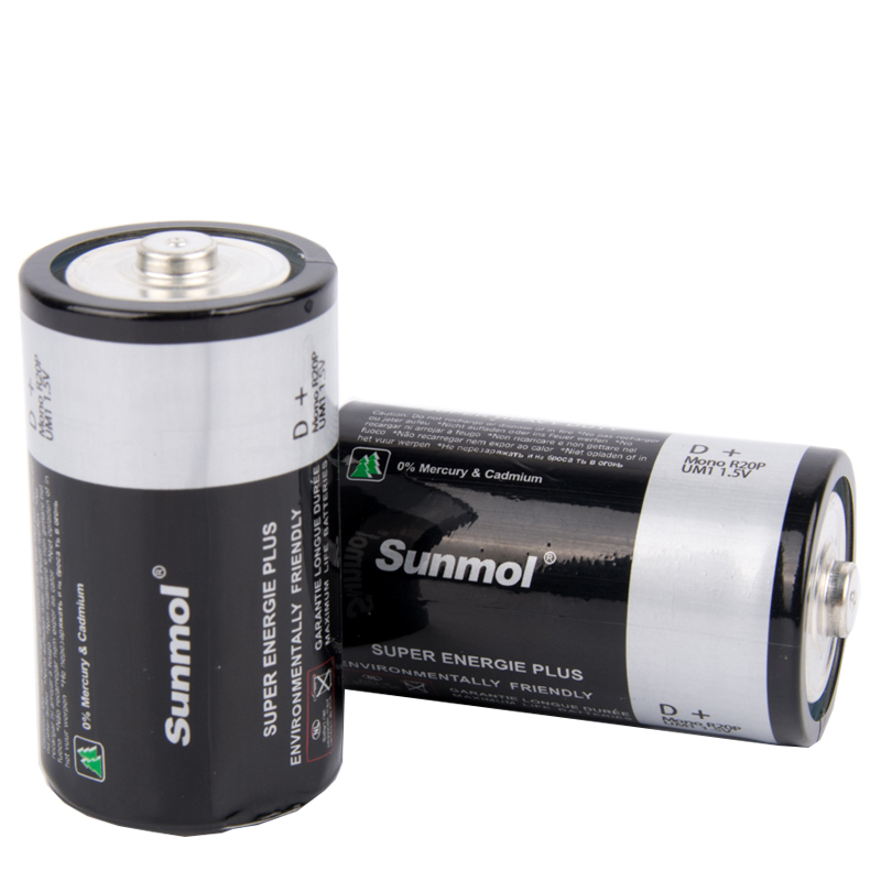 R20S R20P кучи UM1 1,5 V Batterij D Размер ячейки R20 батареи D углерод цинк батареи D игрушки бытовая техника цилиндрические