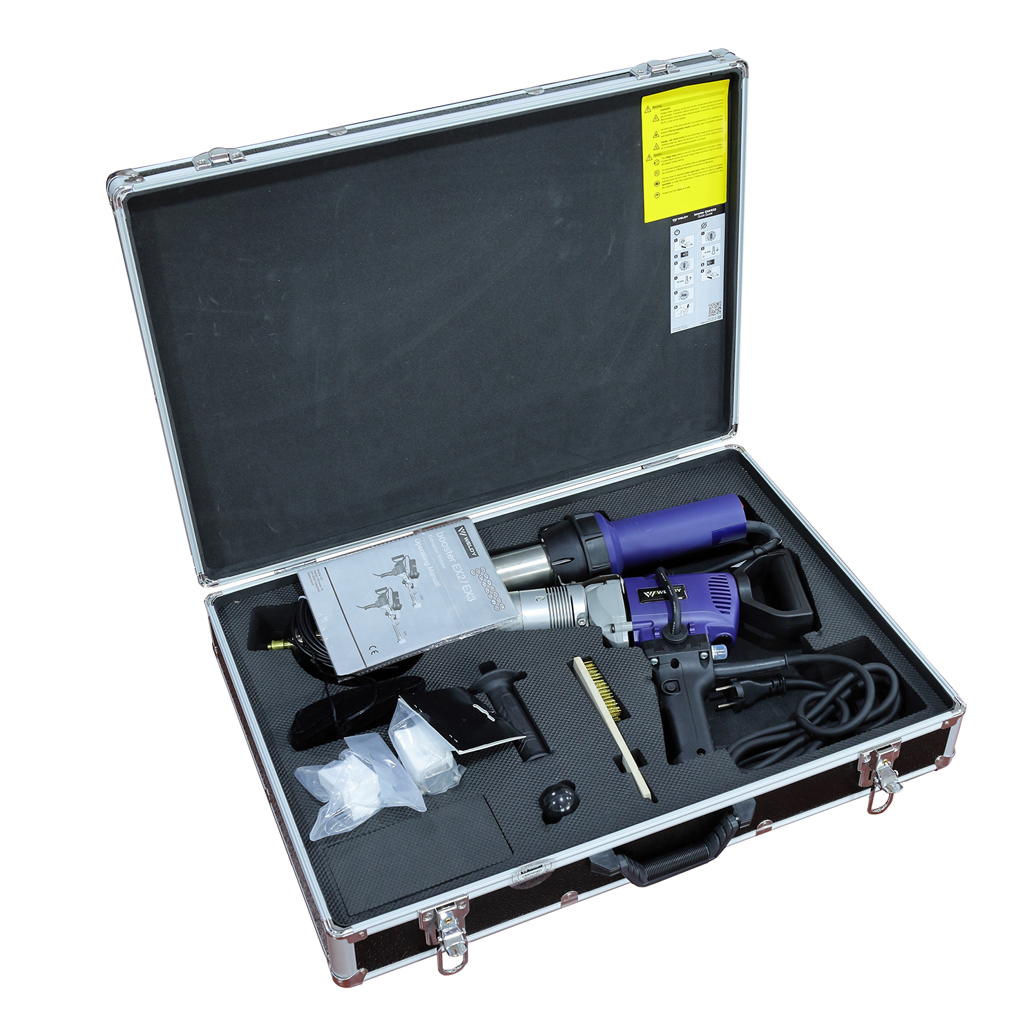 Weldy Booster EX3 HDPE Membrane Welder Hand Extruder for Landfill Projects