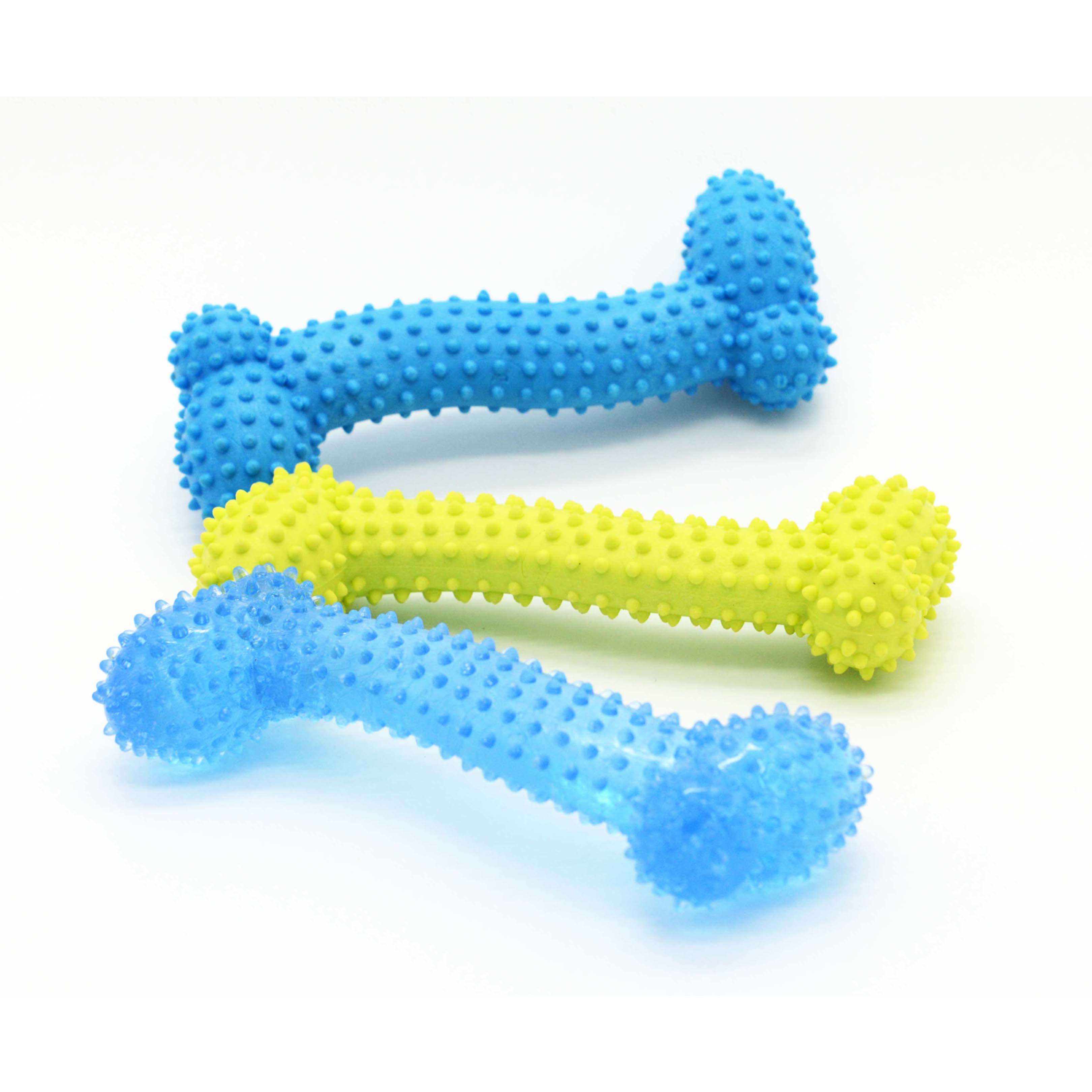 Funny squeaky chew TPR bones pet toys dog bone toy