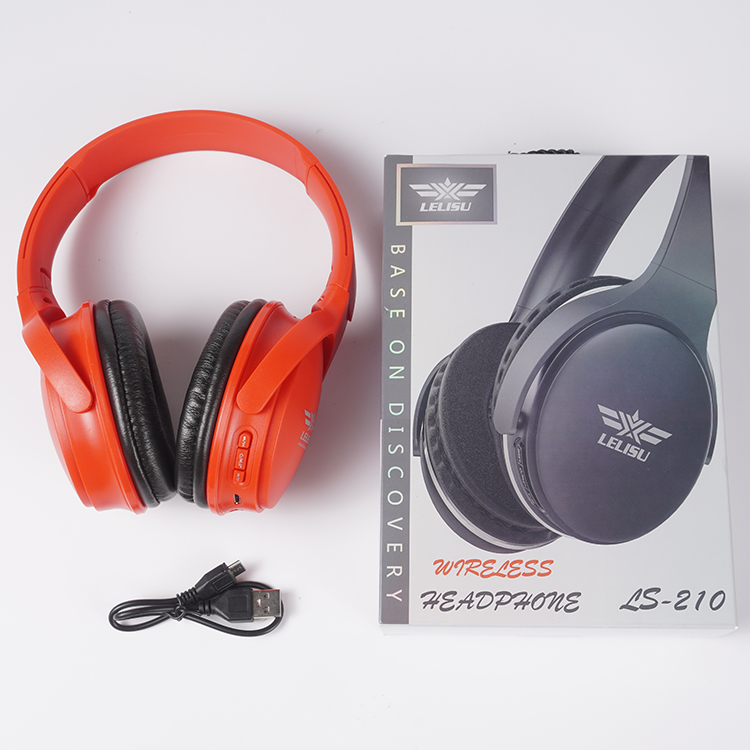 Fashion design rechargeable portable sport smart stereo promotional headband over ear headphones earphone