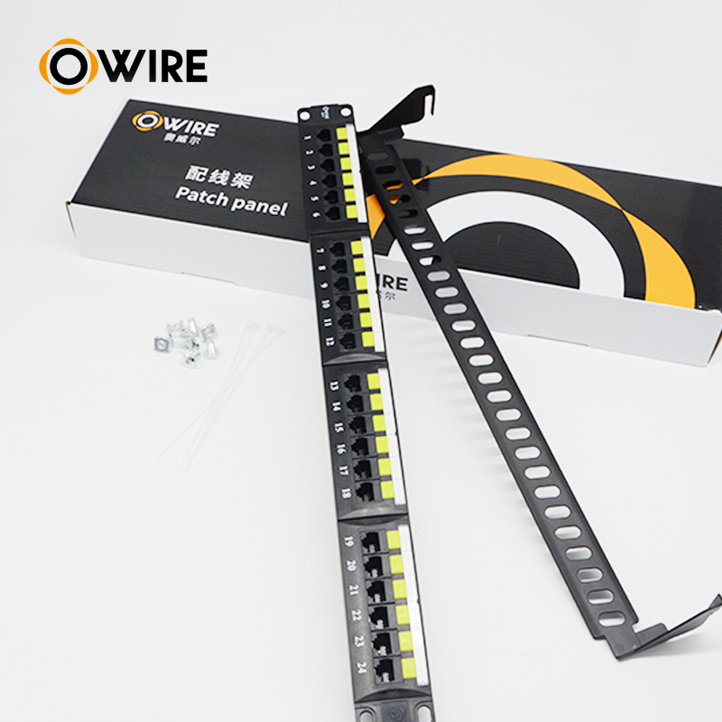 Оптическая патч-панель cat6 с 24 портами rj45