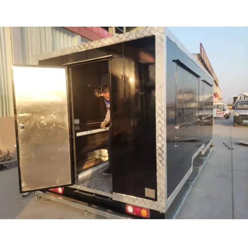 CE China high quality food truck with oven machine/popcorn machine