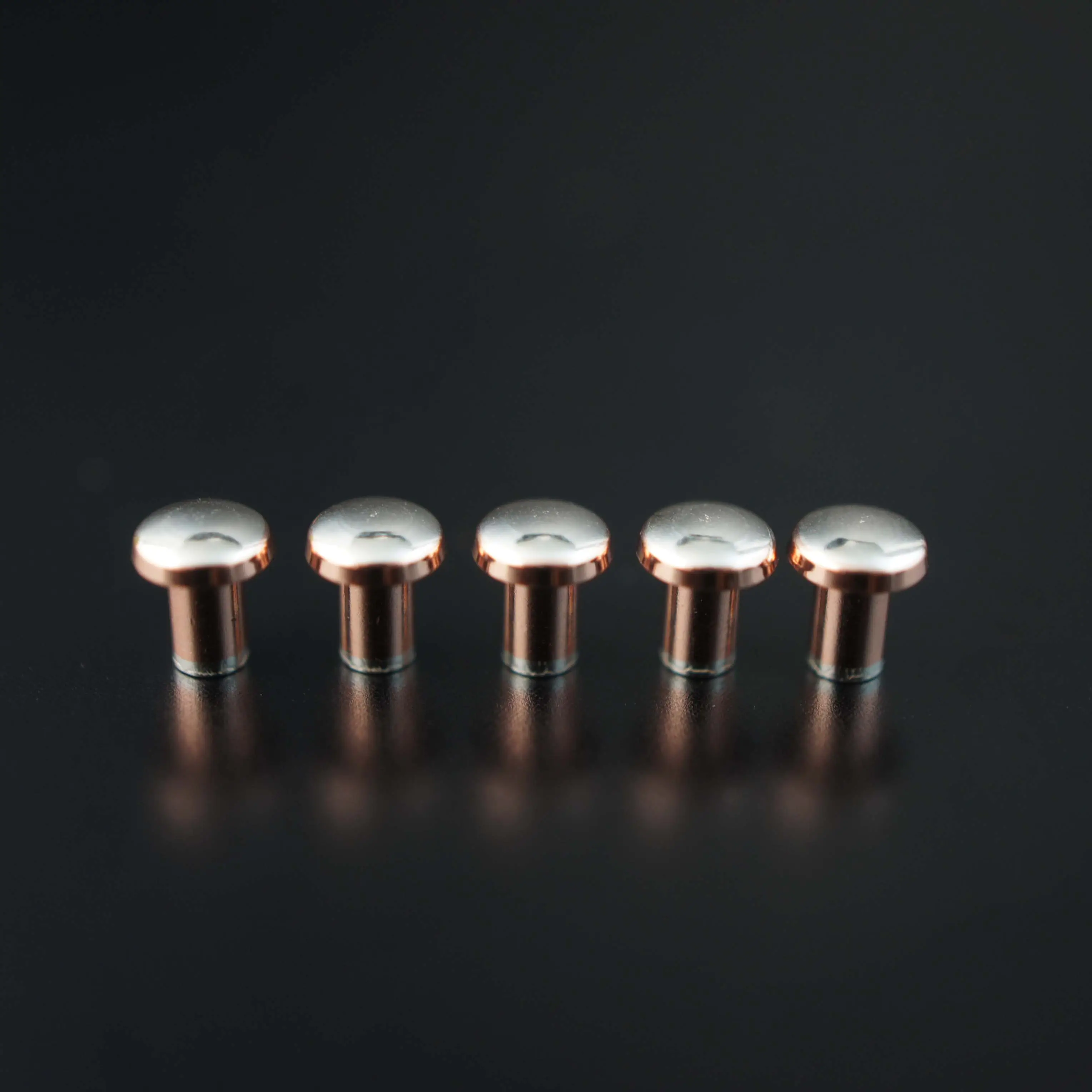 Precious AgNi Silver Screw Contact Tips Rivet Electrical Trimetal Contact Rivet For Electrical Socket Sewtich Relay