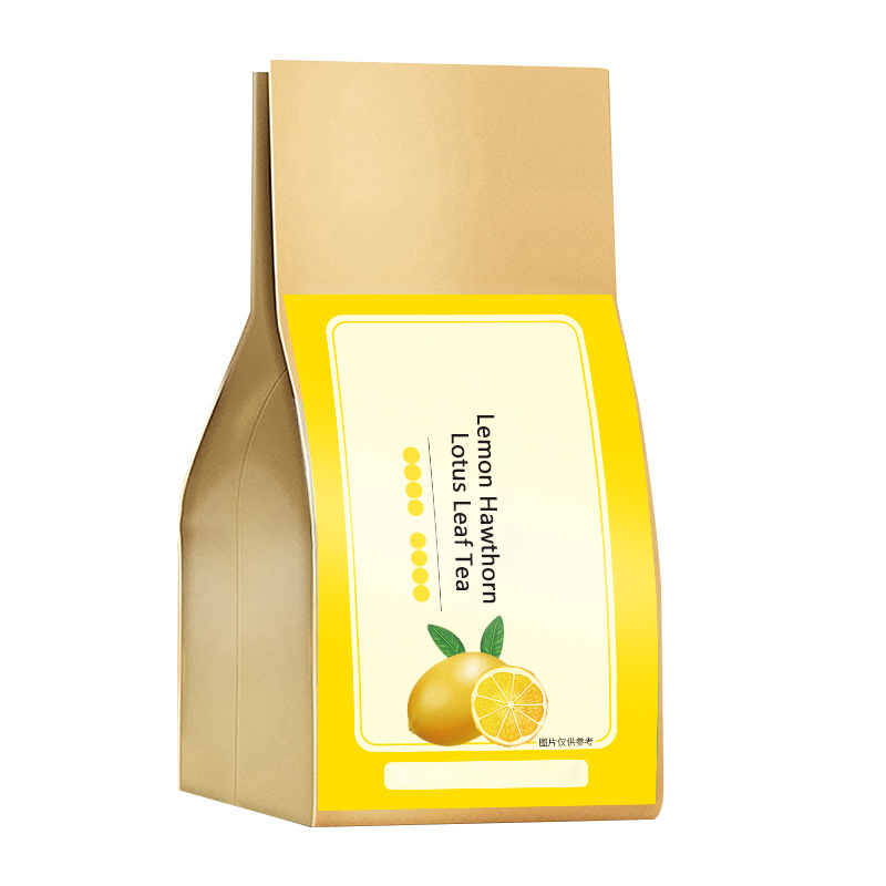 lemon hawthorn chrysanthemum fruit weight loss constipation combination health scented tea lotus leaf tea