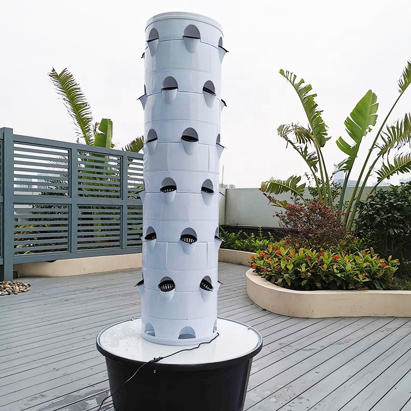 Agriculture Hydroponics Tower for Vegetable 6 Layer