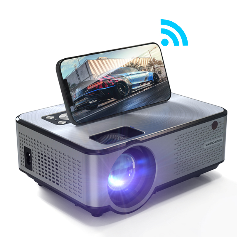 COOYEE 1080P 4 inch 3000 Lumens 8500K OEM Wifi Wireless Smart Mini Portable Android Mobile Small Home Projectors