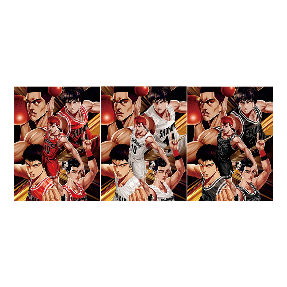 Объемные аниме плакаты SLAM DUNK, домашний декор, наклейки, трехмерный плакат с тройным переходом, аниме, искусство, Настенный декор, подарки