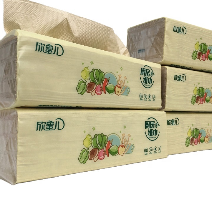Factory low price bamboo pulp tissue paper/Ready stock cheapper price kitchen paper,Soft newest bamboo pulp tissue