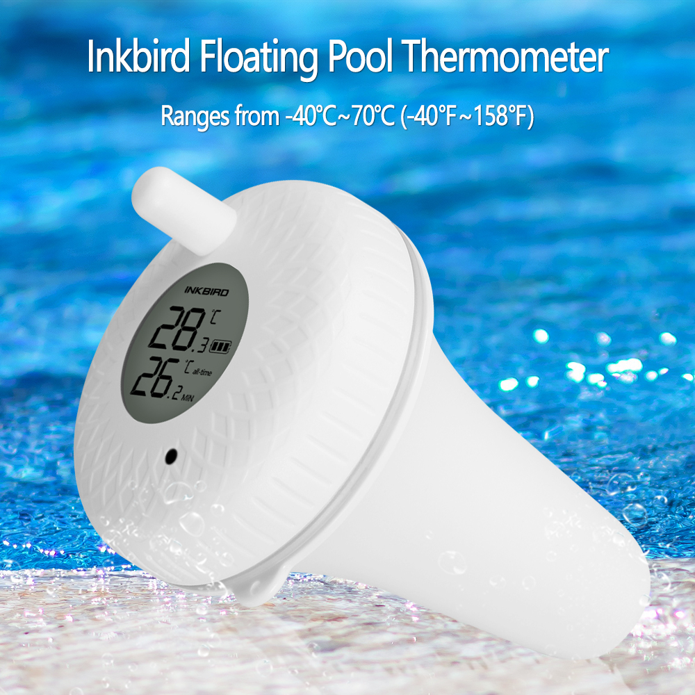 Inkbird IBS-P01 Water Temperature Thermometers for Outdoor and Indoor Swimming Pools  Hot Tub  Spa  Jacuzzi and Pond