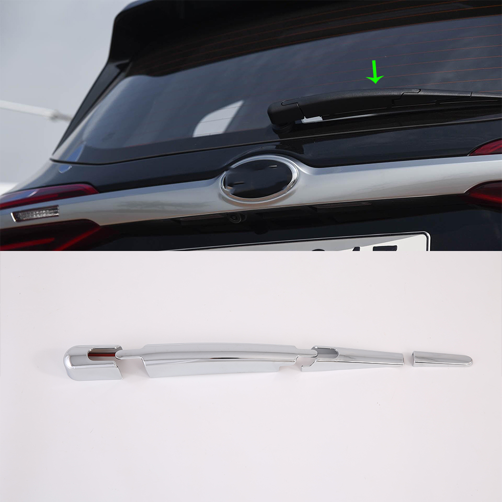 Новое поступление автомобильные аксессуары внешняя отделка ABS хромированные дождевые инструменты Задняя отделка для очистки дождя для KIA Seltos 2019