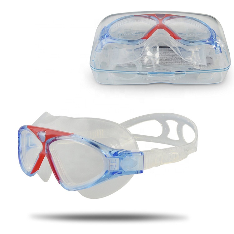 PC lens waterproof silicone swim goggles swim mask custom goggles