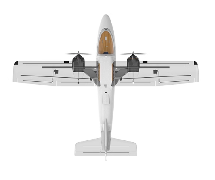 Sonic Binary 1200mm FPV aerial photography aircraft twin-engine fixed-wing EPO long-range high-performance aircraft