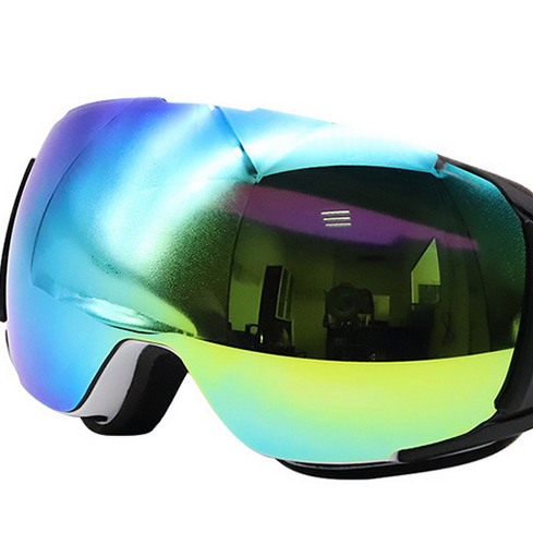 Frameless Snow Goggles Magnetic Interchangeable Lenses 100% UV Protection OTG Ski Goggles for Men and Women