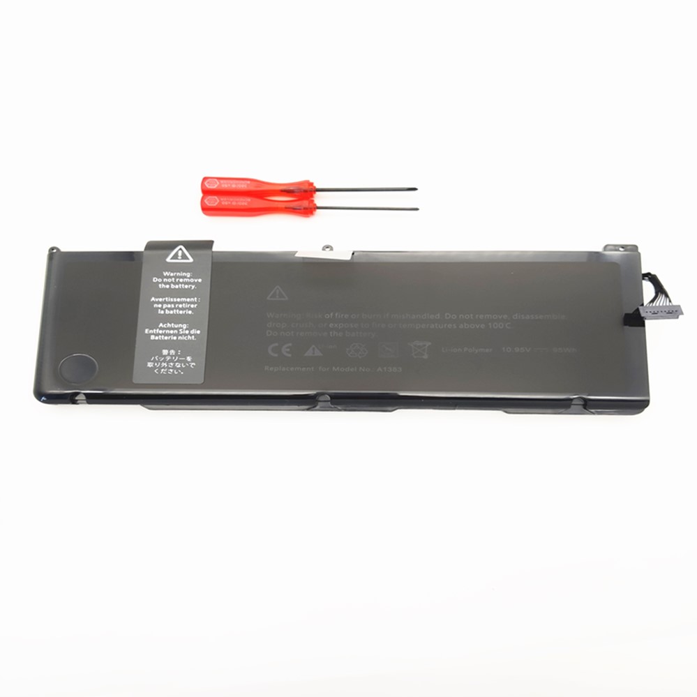 Rechargeable Replacement Laptop battery A1383 For Macbook Pro 17" A1297