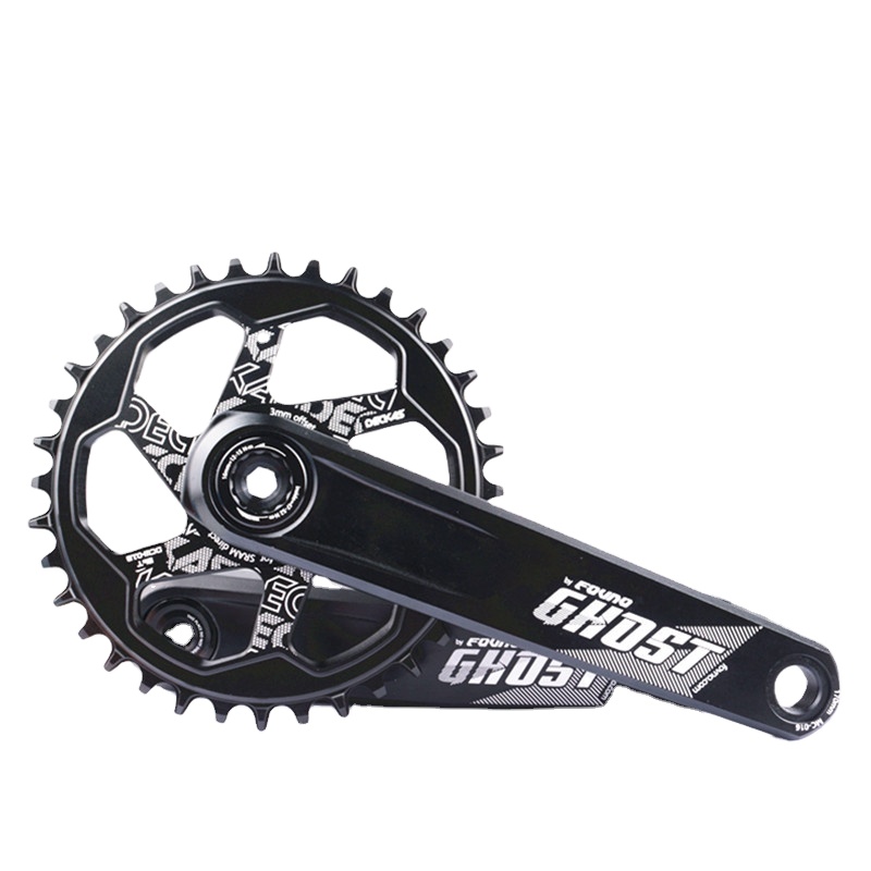 FOVNO Direct Mounted Crankset Mountain Bike Set Bottom Bracket For MTB Bicycle Crank 170mm 175mm With Deckas Crown Chainring