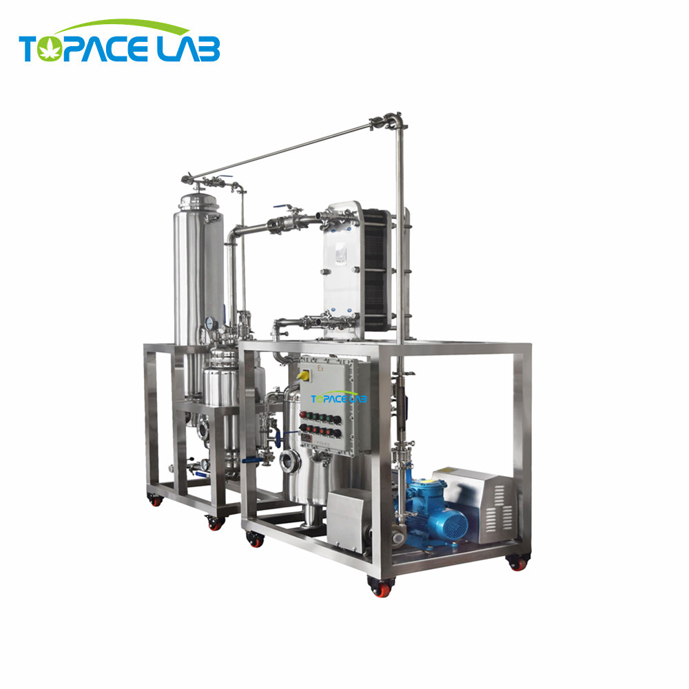 Topacelab падающий пленочный испаритель из нержавеющей стали промышленный испаритель высокая эффективность Дистилляция этанола