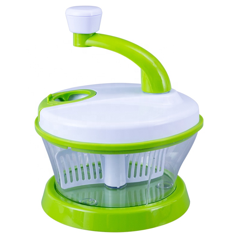 4 in 1 Multi Food Processor Manual Vegetable Chopper Salad Spinner for fruit and vegetable