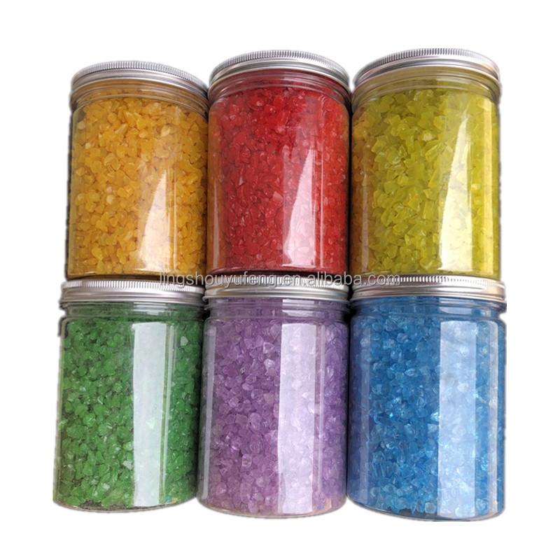 new style colorful glass sand for wedding decoration