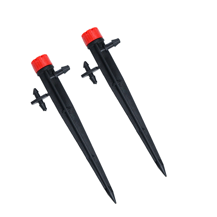 360 Degree Adjustable Driping Sticks Garden Drip Irrigation Emitters Sprayer with Stake