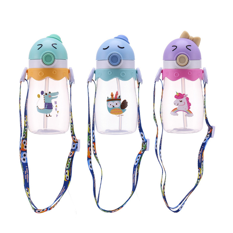 Diagonal Plastic Drink Purse Cups Water Bottle Children Water Bottle Kids Water Bottle For Kids