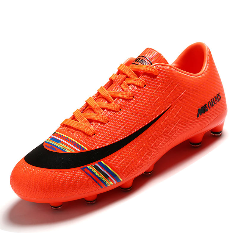 2020 New men's and women's high topantiskid and wear-resistant FG and TF football shoes, breathable, outdoor sports shoes