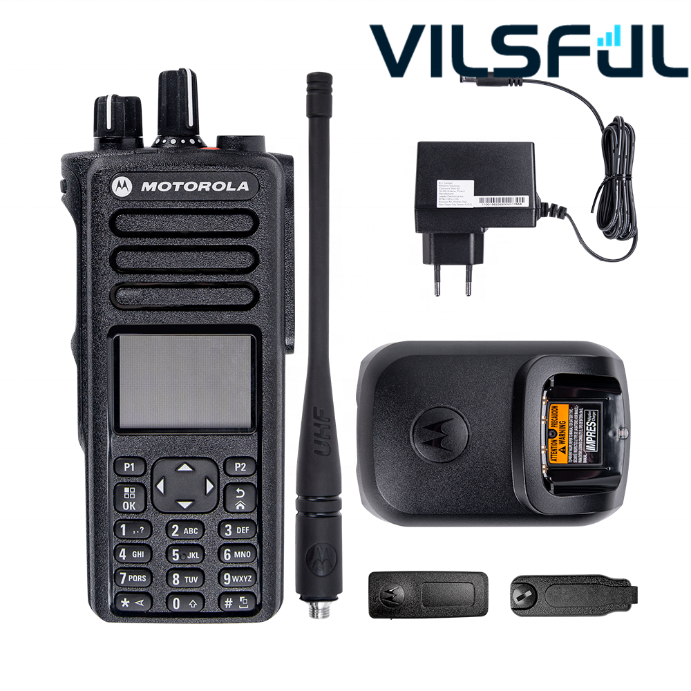 Original XIR P8668I Moto-rola Digital Walkie Talkie Dual Band VHF/UHF 2 Way Radio