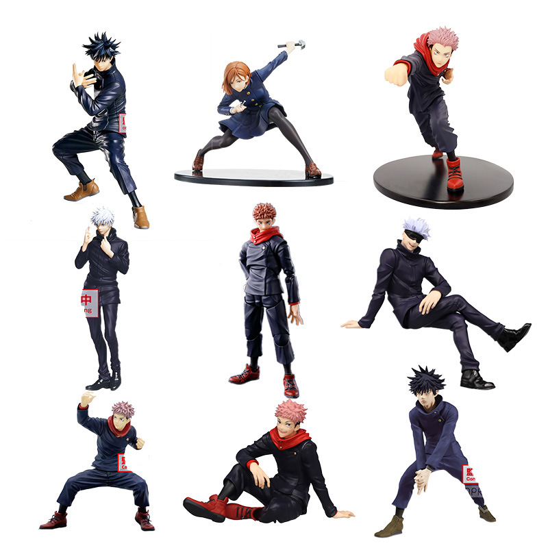 Hot Sale Jujutsu Kaisen Itadori Yuji Gojo Satoru Fushiguro PVC Collection High Quality Anime Action Figure