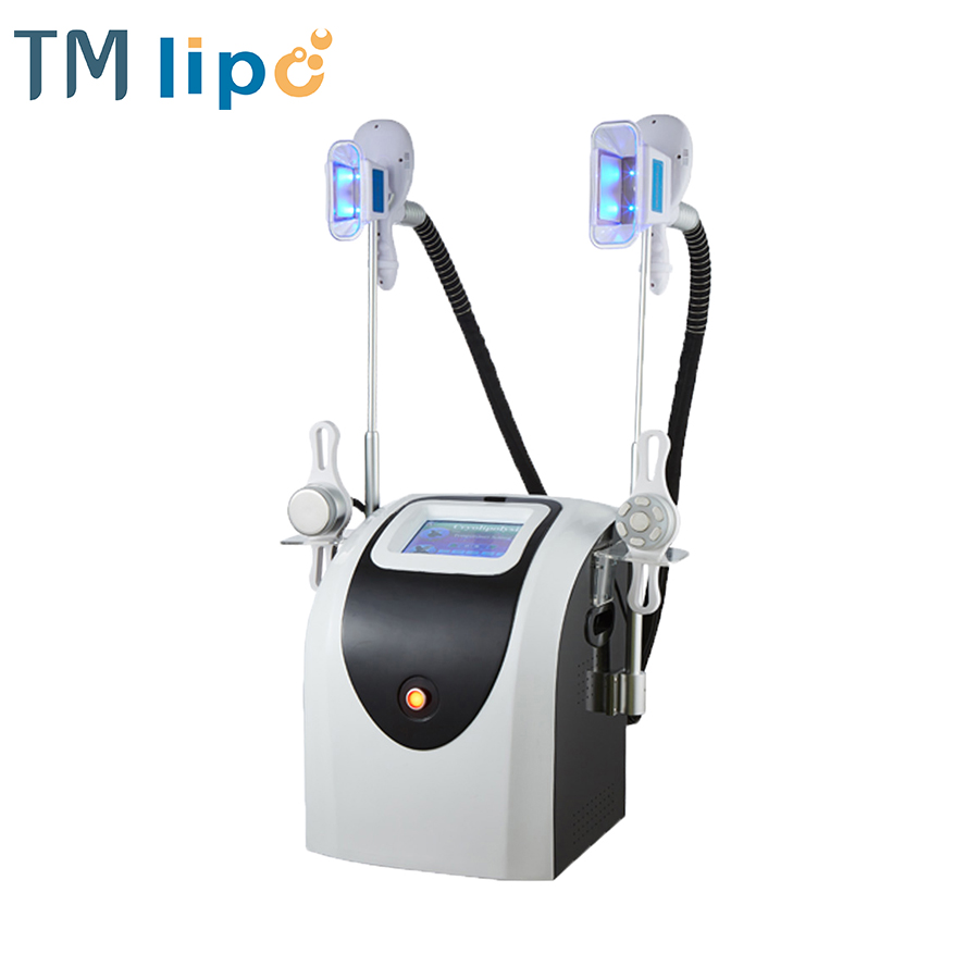 TMlipo TM-908D портативные двойные охлаждающие ручки, машина для криолиполиза тела/машина для криокавитации rf для потери веса