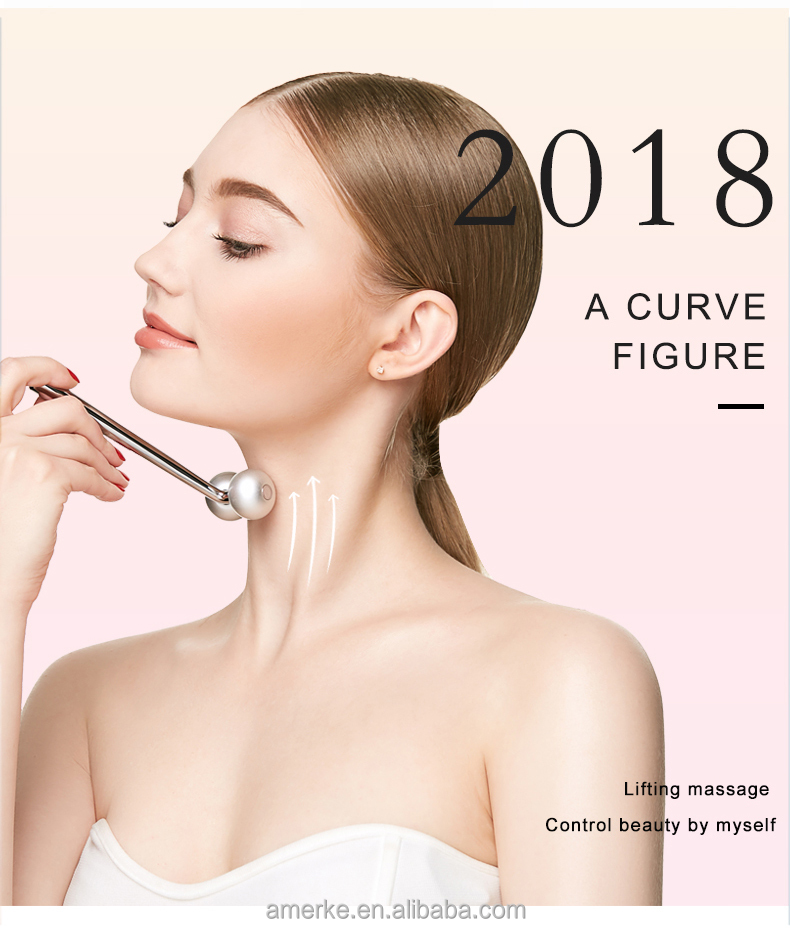 Multiple beauty instrument face roller box beauty skin products rose gold face roller