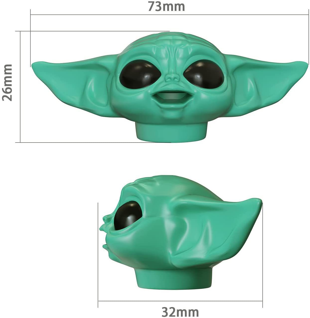 Детская зубная паста BabyYoda Cute Yoda, выдавливатель для головы, детская зубная паста