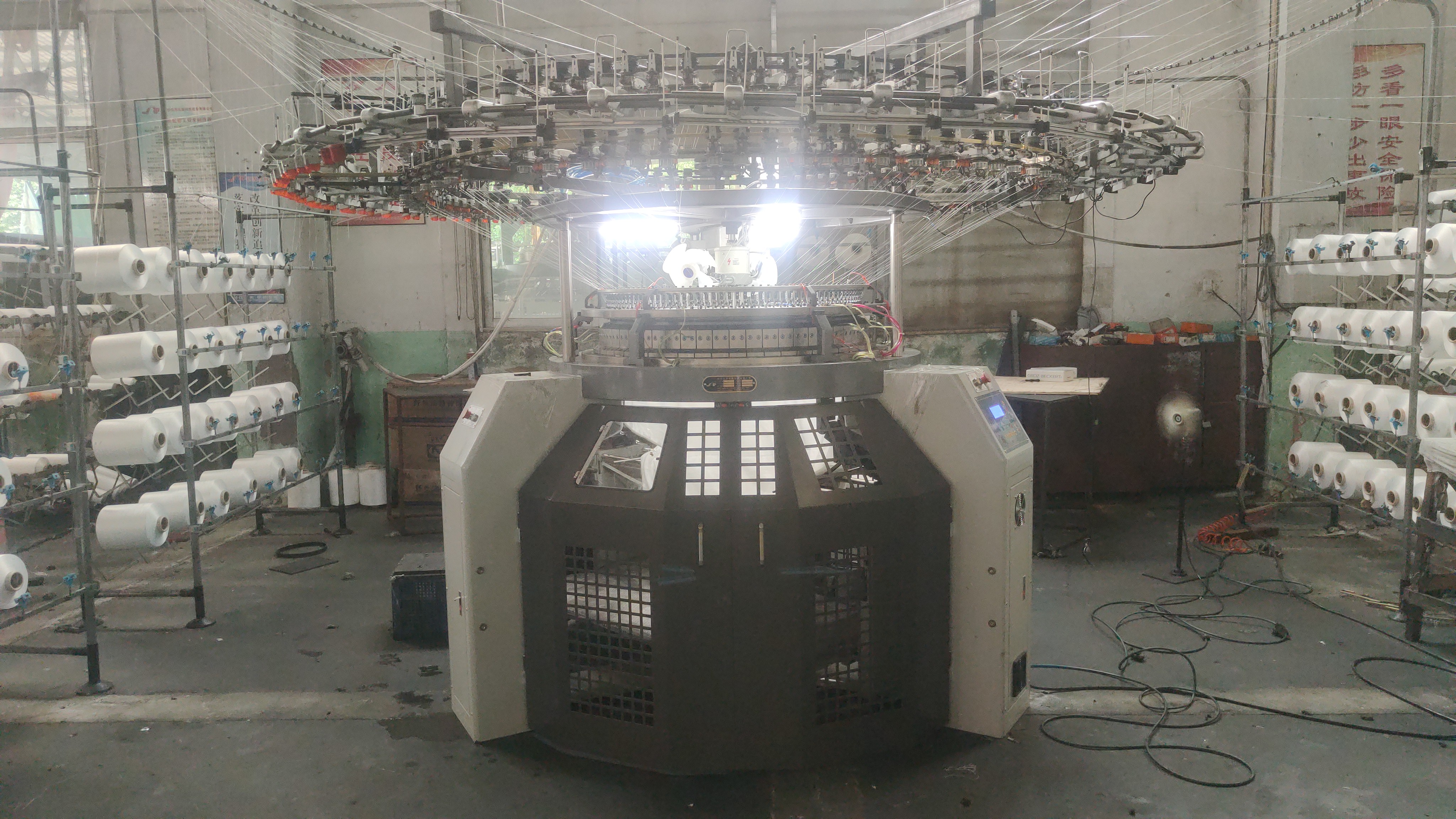 Single Jersey Three -Thread Circular Knitting Machine On Sale In Peru Cloth Factory