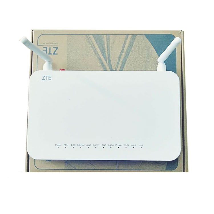 Оптоволоконное оборудование, оригинальный и новый бренд ZTE F660v5.2, две внешние антенны gpon onu