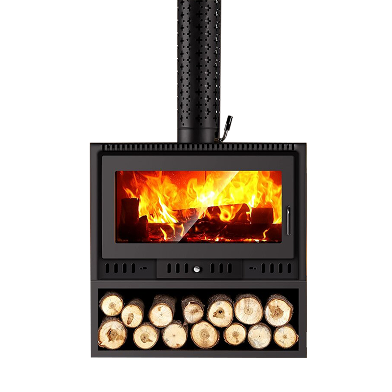 Scandinavian Style Real Flame Fireplace Wood-Burning Stove for Home Rural Villa and Guesthouse Indoor Decorative Heating Stove