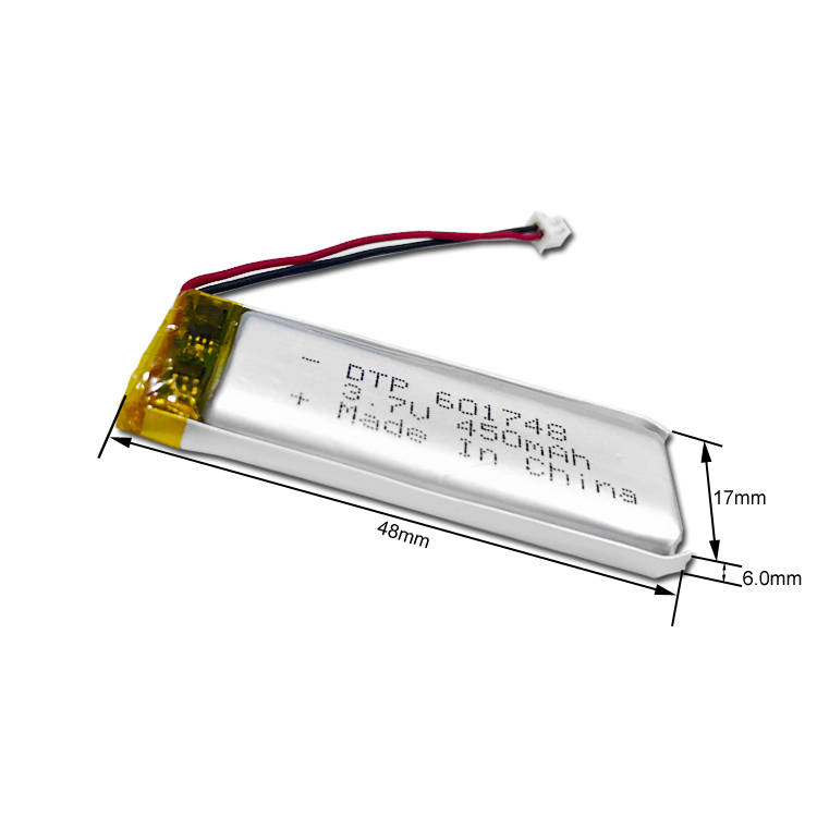 3,7 V 450mah сверлильный станок батареи DTP601748 aa батареи 1,5 v