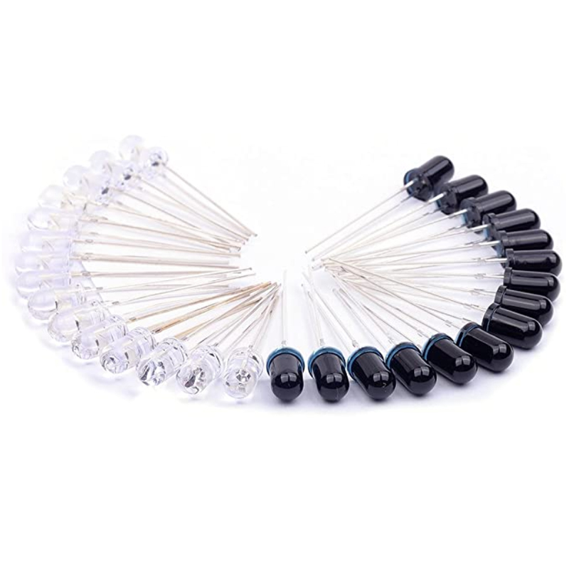 5mm LED Piranha Light Emitting Diode Lamp White Red Green Blue Yellow Bright Color Indicator DIP PCB Circuit Bulb