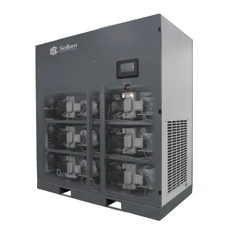 SOLLANT Industrial 3.7Kw 5hp Scroll Oil Free Air Compressor