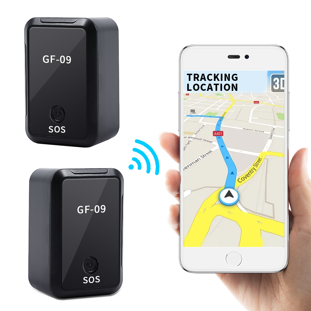 Автомобильный GPS-трекер GF09, мини-устройство для определения местоположения при потере, с функцией отслеживания в режиме реального времени, с поддержкой SIM-карт и Wi-Fi