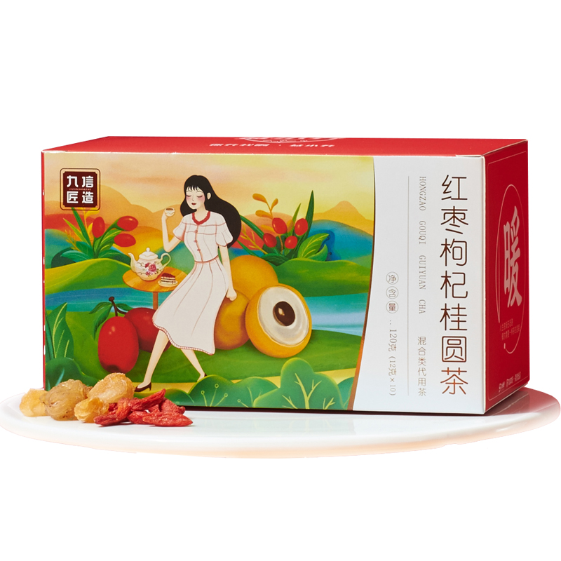Улучшение физического фитнеса YI XIAO YANG смешанный фруктовый чай jujube longan gojiberry