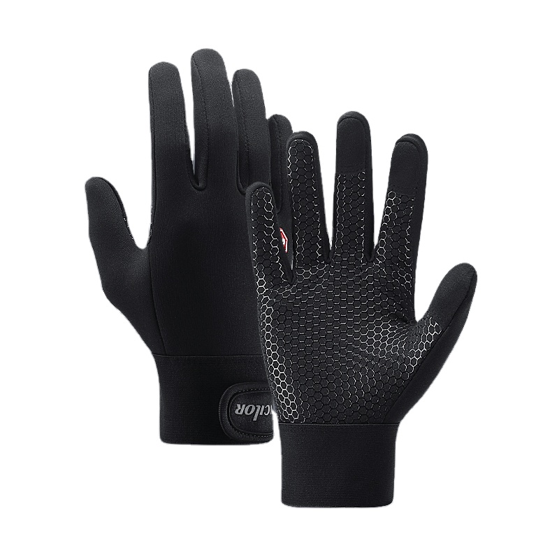 Wholesale outdoor autumn and winter sports men's plus velvet touch screen warmth skiing warm mitten