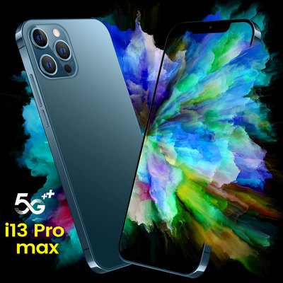 2021 Новый I13 Pro Max смартфон 5g Dual Sim 6,7 дюймов 16 ГБ + 32 ГБ, Мп 12 Гб + 512 Гб мобильные телефоны с распознаванием лица полный экран мобильных телефонов